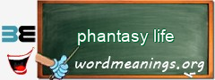 WordMeaning blackboard for phantasy life